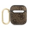 Guess GUA24GSMW AirPods 1/2 cover brązowy/brown 4G Script Metal Collection